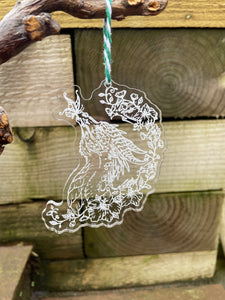 Acrylic Butterfly Dragon Decoration