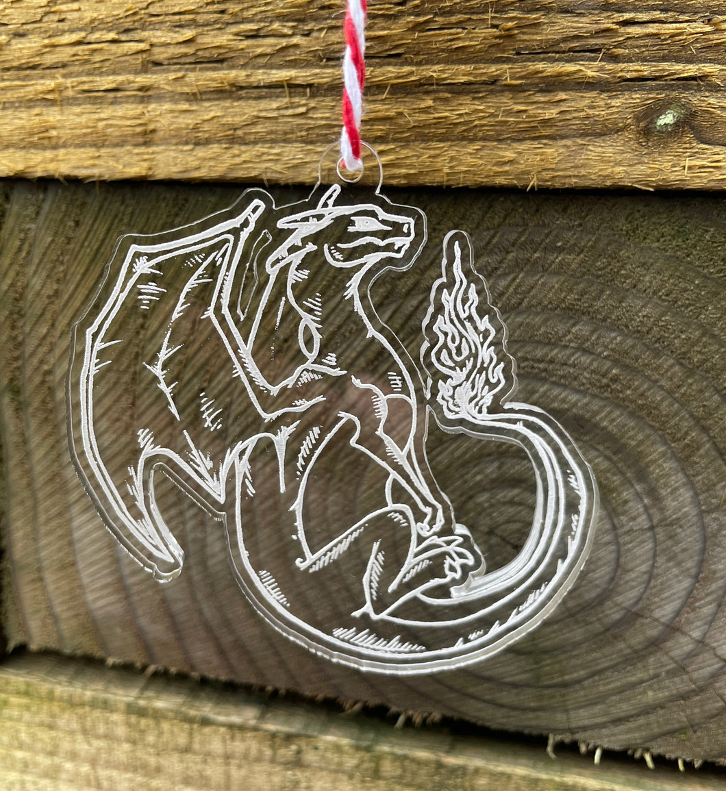 Charizard Dragon Acrylic Decoration