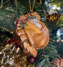 Load image into Gallery viewer, Golden Flower Dragon Bauble