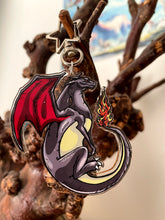 Load image into Gallery viewer, Charizard Double Sided Clear Acrylic Charm
