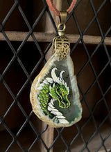 Load image into Gallery viewer, Sly Green Dragon Agate