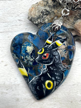 Load image into Gallery viewer, Umbreon Painted Stone Pendant