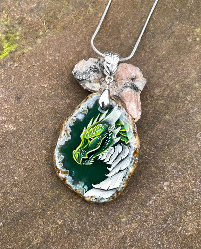 Noble Green Dragon Agate