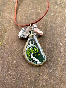 Sly Green Dragon Agate
