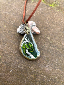 Sly Green Dragon Agate