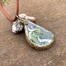 Load image into Gallery viewer, Sly Green Dragon Agate