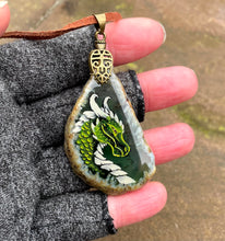 Load image into Gallery viewer, Sly Green Dragon Agate