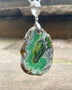 Noble Green Dragon Agate