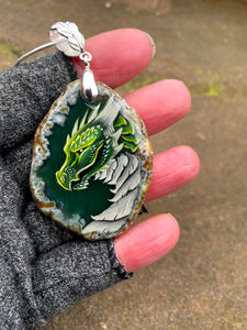 Noble Green Dragon Agate