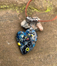 Load image into Gallery viewer, Umbreon Painted Stone Pendant