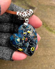 Load image into Gallery viewer, Umbreon Painted Stone Pendant