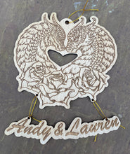 Load image into Gallery viewer, Love Dragons Valentine Wall Hanging (Customisable Names)