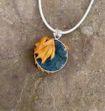Load image into Gallery viewer, Little Labradorite Dragon Pendant (Custom Paint)