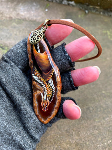 Diving Fire Dragon Agate