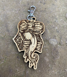Mimic Engraved Wooden Charm