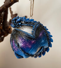 Load image into Gallery viewer, Sleepy Galaxy Dragon Bauble