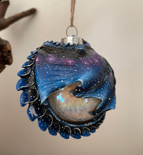 Load image into Gallery viewer, Sleepy Galaxy Dragon Bauble