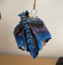 Load image into Gallery viewer, Sleepy Galaxy Dragon Bauble