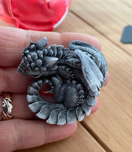Load image into Gallery viewer, Winter Dragon Open Front Bauble
