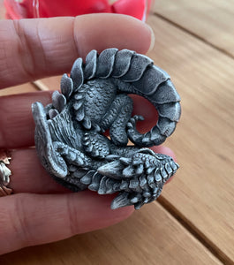 Winter Dragon Open Front Bauble