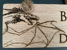 Load image into Gallery viewer, Beware of the Dragon Wooden Hanging