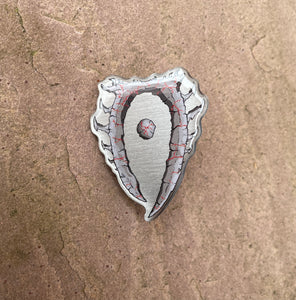 Oblivion Metal Pin Badge