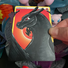 Load image into Gallery viewer, Shiny Charizard Hand painted Energy Card