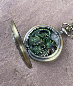Forest Green Guardian Pocket Dragon