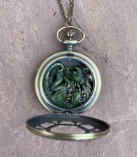 Load image into Gallery viewer, Forest Green Guardian Pocket Dragon