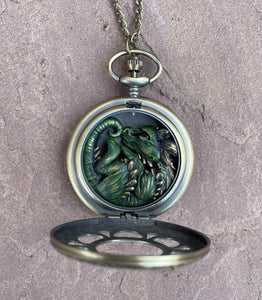 Forest Green Guardian Pocket Dragon