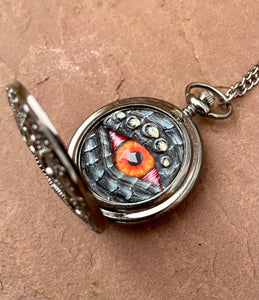 Black Steampunk Pocket Watcher