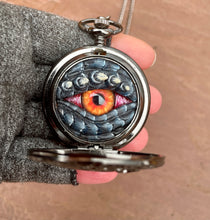 Load image into Gallery viewer, Black Steampunk Pocket Watcher