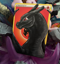 Load image into Gallery viewer, Shiny Charizard Hand painted Energy Card